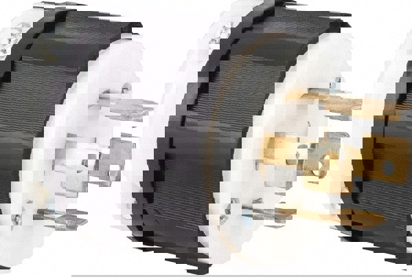 Locking Inlet: Plug, Industrial, Non-NEMA, 250V, Black & White